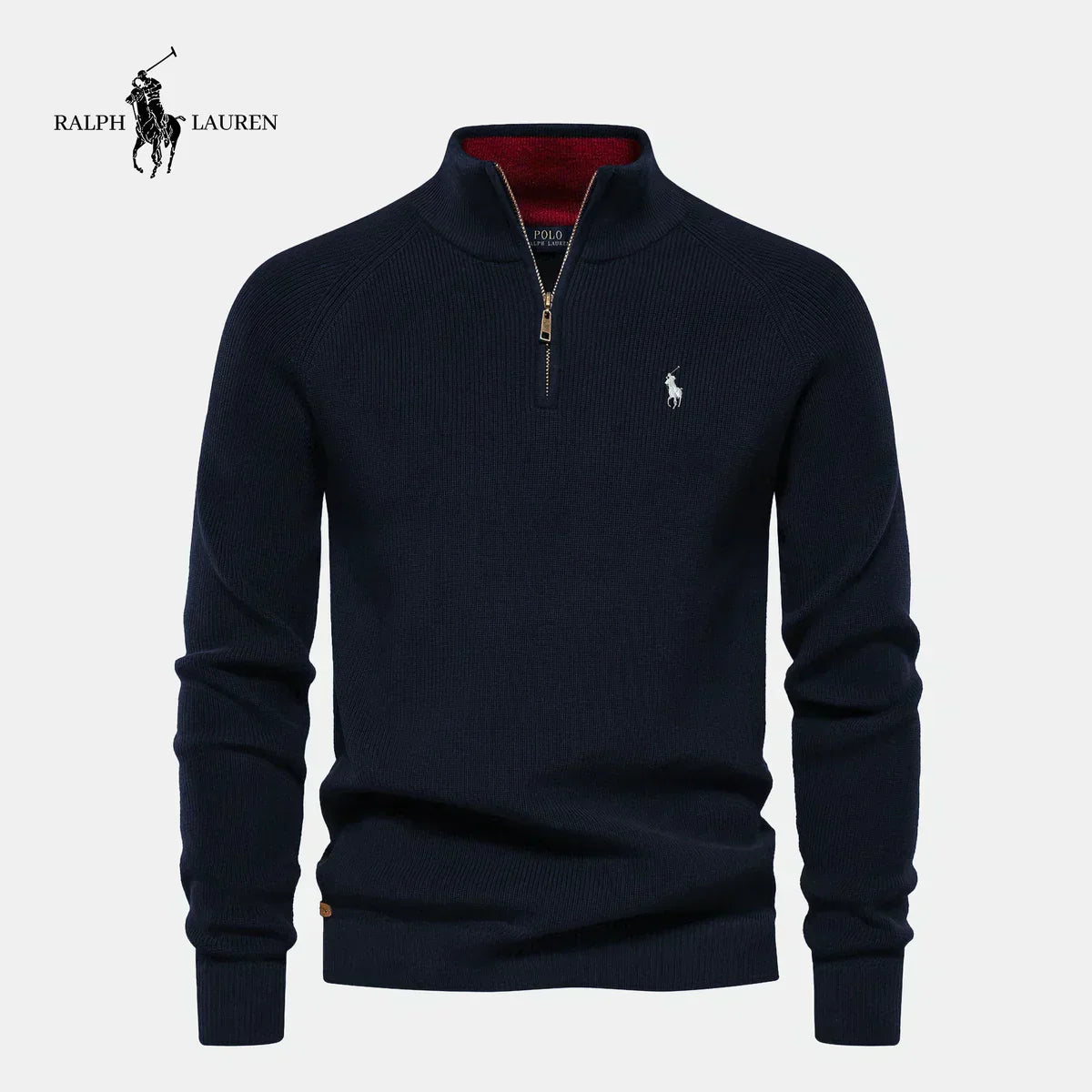 Ꮢalph Lauren™ Premium Half-Zip Tröja