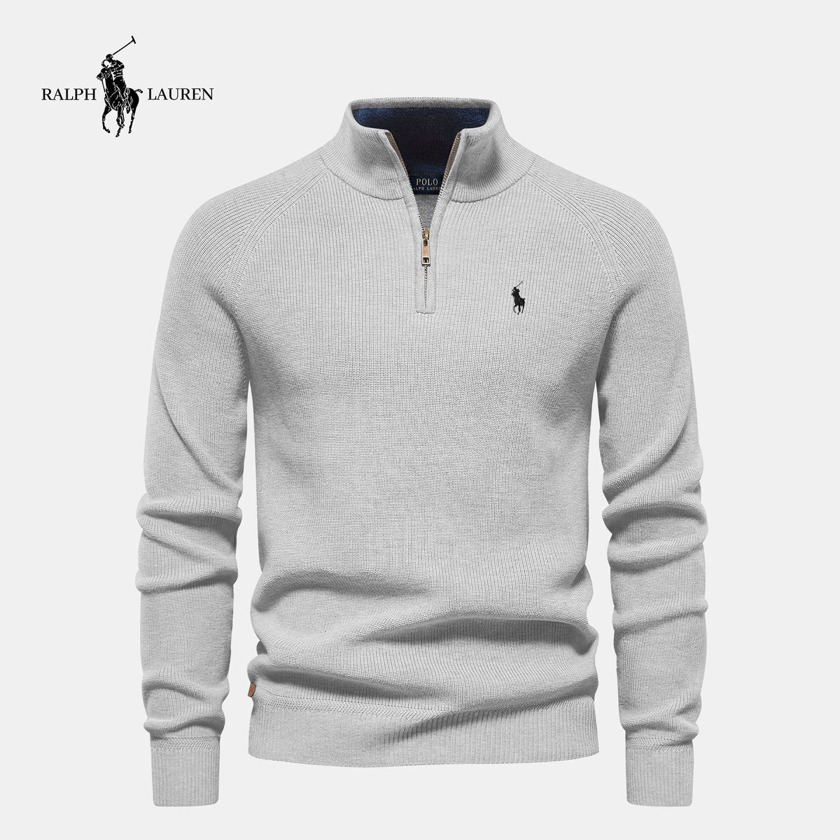 Ꮢalph Lauren™ Premium Half-Zip Tröja