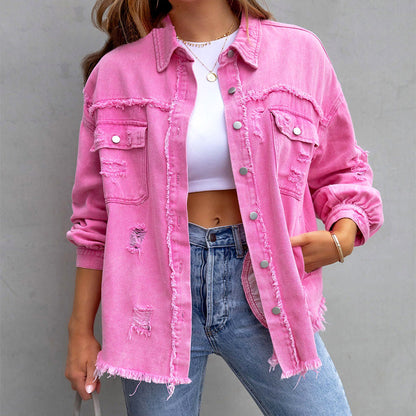 Holly Destroyed Denim Jacket